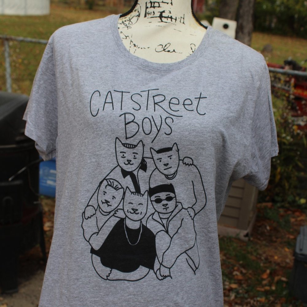 Cat Street Boys - Women's XL Gray T-Shirt